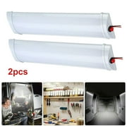 suyin 2Pcs 12V Led Interior Roof Ceiling Light For Rv Camper Trailer Motorhome Boat